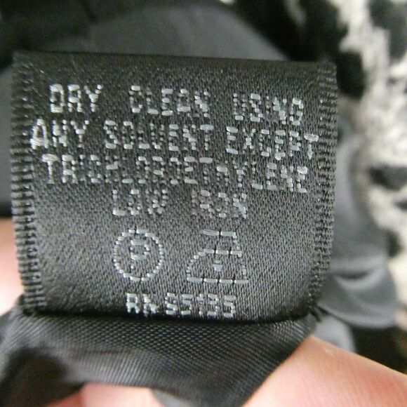 Lafayette 148 New York Tailored Wool Blend Animal Print Full Zip Up Blazer 16 - Picture 10 of 11